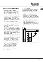 Предварительный просмотр 43 страницы Hotpoint Ariston MBL 1821 CV Operating Instructions Manual