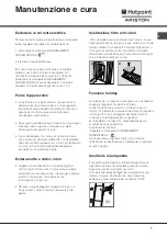 Предварительный просмотр 7 страницы Hotpoint Ariston MBL 1921 F/HA Operating Instructions Manual