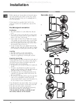 Предварительный просмотр 12 страницы Hotpoint Ariston MBL 2011 CS/HA Operating Instructions Manual