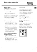 Предварительный просмотр 27 страницы Hotpoint Ariston MBL 2011 CS/HA Operating Instructions Manual