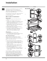 Предварительный просмотр 22 страницы Hotpoint Ariston MBL 2011 CS Operating Instructions Manual