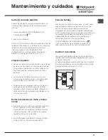 Предварительный просмотр 37 страницы Hotpoint Ariston MBL 2011 CS Operating Instructions Manual