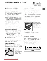 Предварительный просмотр 7 страницы Hotpoint Ariston MBM 1721 V (FR)/HA Instruction Manual