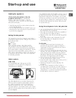 Предварительный просмотр 15 страницы Hotpoint Ariston MBM 1721 V (FR)/HA Instruction Manual