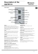 Предварительный просмотр 17 страницы Hotpoint Ariston MBT 1911 FI/HA Operating Instructions Manual