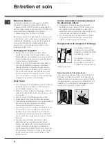 Предварительный просмотр 38 страницы Hotpoint Ariston MBT 1911 FI/HA Operating Instructions Manual