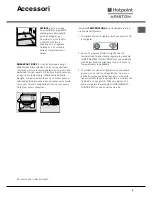 Preview for 5 page of Hotpoint Ariston MBT 2012 HA Operating Instructions Manual