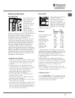 Preview for 49 page of Hotpoint Ariston MBT 2012 HA Operating Instructions Manual