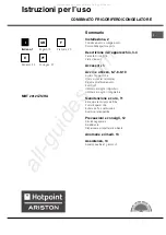 Предварительный просмотр 1 страницы Hotpoint Ariston MBT 2012 IZS/HA Operating Instructions Manual