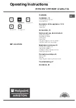 Предварительный просмотр 15 страницы Hotpoint Ariston MBT 2012 IZS/HA Operating Instructions Manual