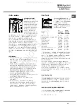 Предварительный просмотр 21 страницы Hotpoint Ariston MBT 2012 IZS/HA Operating Instructions Manual