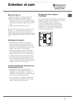 Предварительный просмотр 39 страницы Hotpoint Ariston MBT 2012 IZS/HA Operating Instructions Manual