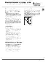 Предварительный просмотр 53 страницы Hotpoint Ariston MBT 2012 IZS/HA Operating Instructions Manual