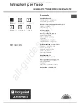 Hotpoint Ariston MBT 2022 CZ/HA Operating Instructions Manual предпросмотр