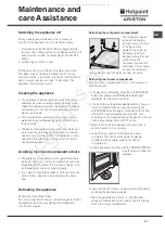 Предварительный просмотр 21 страницы Hotpoint Ariston MBT 2022 CZ/HA Operating Instructions Manual