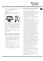 Предварительный просмотр 43 страницы Hotpoint Ariston MBT 2022 CZ/HA Operating Instructions Manual