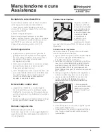 Предварительный просмотр 9 страницы Hotpoint Ariston MBT 2022 CZ Operating Instructions Manual