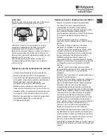 Предварительный просмотр 67 страницы Hotpoint Ariston MBT 2022 CZ Operating Instructions Manual