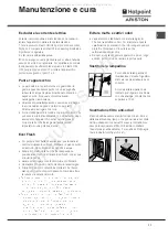 Preview for 11 page of Hotpoint Ariston MBZE 45 NF BAR/HA Operating Instructions Manual