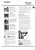 Preview for 47 page of Hotpoint Ariston MBZE 45 NF BAR/HA Operating Instructions Manual