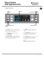 Предварительный просмотр 3 страницы Hotpoint Ariston MBZE 45 NF BAR Operating Insructions