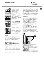 Предварительный просмотр 5 страницы Hotpoint Ariston MBZE 45 NF BAR Operating Insructions