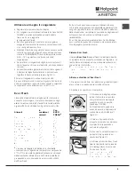 Предварительный просмотр 9 страницы Hotpoint Ariston MBZE 45 NF BAR Operating Insructions