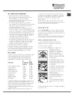 Предварительный просмотр 65 страницы Hotpoint Ariston MBZE 45 NF BAR Operating Insructions