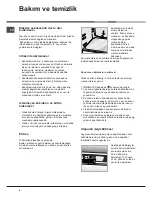 Предварительный просмотр 6 страницы Hotpoint Ariston MF 1 Operating Instructions Manual