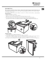 Предварительный просмотр 13 страницы Hotpoint Ariston MF 1 Operating Instructions Manual