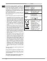 Предварительный просмотр 54 страницы Hotpoint Ariston MH 99.1 (BK) /HA S Operating Instructions Manual