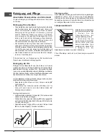 Предварительный просмотр 60 страницы Hotpoint Ariston MH 99.1 (BK) /HA S Operating Instructions Manual