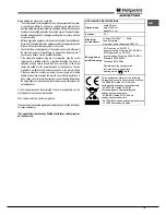 Предварительный просмотр 19 страницы Hotpoint Ariston MHR 940.1 (AN) /HA S Operating Instructions Manual