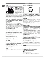 Предварительный просмотр 20 страницы Hotpoint Ariston MHR 940.1 (AN) /HA S Operating Instructions Manual