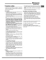 Предварительный просмотр 23 страницы Hotpoint Ariston MHR 940.1 (AN) /HA S Operating Instructions Manual