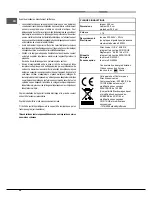 Предварительный просмотр 26 страницы Hotpoint Ariston MHR 940.1 (AN) /HA S Operating Instructions Manual