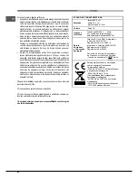 Предварительный просмотр 40 страницы Hotpoint Ariston MHR 940.1 (AN) /HA S Operating Instructions Manual