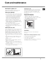 Preview for 23 page of Hotpoint Ariston MHR 940.1 HA Operating Instructions Manual