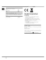 Preview for 38 page of Hotpoint Ariston MHR 940.1 HA Operating Instructions Manual