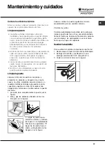 Предварительный просмотр 45 страницы Hotpoint Ariston MR 940.3/HA Operating Instructions Manual