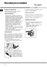 Предварительный просмотр 56 страницы Hotpoint Ariston MR 940.3/HA Operating Instructions Manual