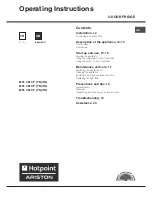 Предварительный просмотр 11 страницы Hotpoint Ariston MTL 0813 (TK)/HA Operating Instructions Manual