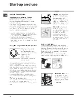 Предварительный просмотр 12 страницы Hotpoint Ariston MTM 0811 F HA Operating Instructions Manual