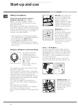 Предварительный просмотр 12 страницы Hotpoint Ariston MTM 0811 F TK/HA Operating Instructions Manual