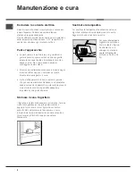 Предварительный просмотр 6 страницы Hotpoint Ariston MTM 1711 Operating Instructions Manual