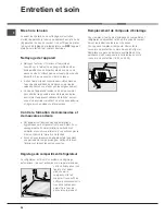 Предварительный просмотр 26 страницы Hotpoint Ariston MTM 1711 Operating Instructions Manual