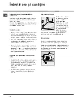 Предварительный просмотр 56 страницы Hotpoint Ariston MTM 1711 Operating Instructions Manual