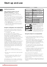 Preview for 14 page of Hotpoint Ariston MTM 1711FF/HA Operating Instructions Manual