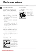 Preview for 16 page of Hotpoint Ariston MTM 1711FF/HA Operating Instructions Manual