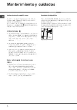 Предварительный просмотр 30 страницы Hotpoint Ariston MTM 1901 F/HA Operating Instructions Manual